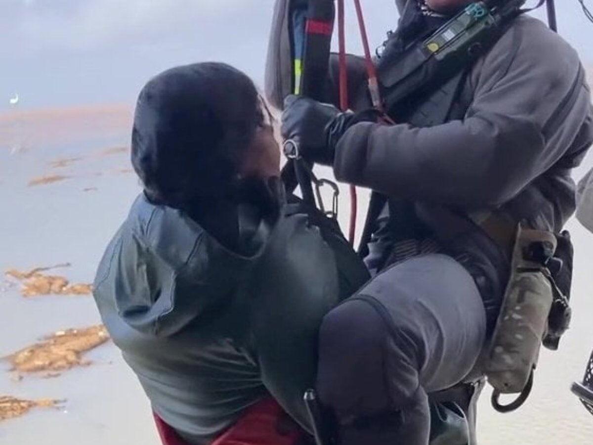 Woman rescued from Alaska home following devastating typhoon